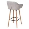 A single bar stool shown from a rear-side angle against a white background. Podgląd zdjęcia produktu