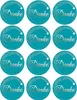 Oblique Unique 12 Sticker Danke Aufkleber zum Danke sagen Produktbild-Vorschau 1