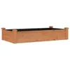 A wooden raised garden bed on a white background. Podgląd zdjęcia produktu