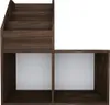 vidaXL Detská polica na knihy Smoked Oak 71x30x78,5 cm Náhľad obrázku produktu 4