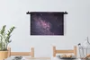 MuchoWow® Wandteppich Wandbehang Die violett leuchtende Produktbild-Vorschau 3
