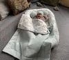 Waffelpique MINZE/ HASE Beige Babynestchen Unterlage 5 Tlg Produktbild-Vorschau 3