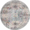 A round rug with a vintage-style pattern. Náhled obrázku produktu