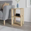 DECORTIE Lonie Moderner Nachttisch, Eiche 34 x 30 x 55 cm Produktbild-Vorschau 4