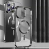 Magnetische Clear Hülle für iPhone 15 Pro Max Galvanisierte Produktbild-Vorschau 1
