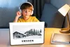 MuchoWow® Laptop Aufkleber Sticker Cover Schweden - Schnee Produktbild-Vorschau 3