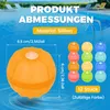 12er Set wiederverwendbare Wasserballons aus Silikon, Produktbild-Vorschau 2
