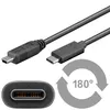 USB-C 3.1 Verbindungskabel C-Stecker -> Mini-B Stecker 1,0m Produktbild-Vorschau 5