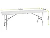 nabbi Gastronomie Falten Tisch Vivas 244x75 cm - grau-weiß Produktbild-Vorschau 2