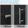IMPTS Duschkabine 80x80cm Viertelkreis Duschabtrennung Produktbild-Vorschau 9