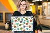 MuchoWow® Laptop Aufkleber Sticker Cover Retro - Telefon - Produktbild-Vorschau 5