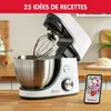 Robot pâtissier 4.6l 1100w blanc - Moulinex - QA510110 - Voir les images du produit 9