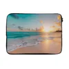 MuchoWow® Laptop Hülle 13 Zoll Sonnenuntergang - Strand - Produktbild-Vorschau 1