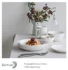 DOWAN 21.6cm Breite Weiße Flache Pasta-Schüsseln Set aus 6 Produktbild-Vorschau 5