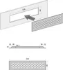 1 x  sossai Lüftungsgitter 24,5 x 6cm in Aluminium Design Produktbild-Vorschau 3