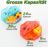 Tablettenbox 7 Tage Medikamentenbox 28 Extra Groß Fächer Produktbild-Vorschau 3
