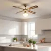 LED Deckenventilator, Leuchte, Zugschalter, 3-Stufen, D Produktbild-Vorschau 3