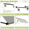 XMTECH markíza s padacím ramenom 300 x 145 cm balkónová Náhľad obrázku produktu 5