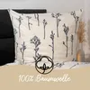 Dobnig Bettwäsche Flanell - Blumenzweige 135 x 200 cm natur Produktbild-Vorschau 3