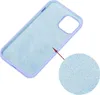 A close-up view of the inside of a phone case, showing its soft lining. Produktbild-Vorschau