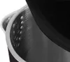 A close-up view of the top portion of a double-walled kettle, showing the stainless steel interior with perforations and a black lid. Náhľad obrázku produktu