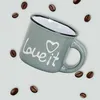Set di 6 tazze da espresso in Vetroceramica moderna marrone Anteprima dell’immagine prodotto 4