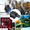 A collage of four images showing different applications of a small water pump. Podgląd zdjęcia produktu