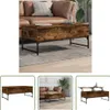The Living Store Couchtisch Räuchereiche 100x50x40 cm Produktbild-Vorschau 1