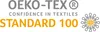 The image shows the OEKO-TEX Standard 100 logo, which is a certification for textiles. Produktbild-Vorschau