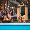 UISEBRT Holzstapelhilfe Feuerverzinkt stabile Stapelhilfe Produktbild-Vorschau 7