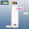 Vilde | Flaša na pitie sklenená 750 ml - Fľaša na vodu z Náhľad obrázku produktu 5