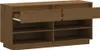 Schuhregal Honigbraun 110x34x52 cm Massivholz Kiefer Produktbild-Vorschau 6