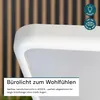 LUXULA LED Stehleuchte 100 W 4000 K neutralweiß weiß Produktbild-Vorschau 3
