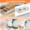 GOPLUS 2 in 1 Buffetwärmer & Warmhaltebehälter, 450W Produktbild-Vorschau 3