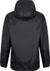 The back view of a black hooded jacket. Produktbild-Vorschau