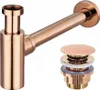 Sifone Klik-Klak Per Lavabo Klik-Klak Universale Rose Gold Anteprima dell’immagine prodotto 1