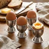 Excellent Houseware | Eierbecher 4er Set - aus Edelstahl - Produktbild-Vorschau 2