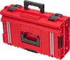 A red modular tool case with black handles and latches, shown from a diagonal angle against a white background. Anteprima dell’immagine prodotto