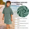 Frottee Badeponcho Kinder Mädchen Jungen 100% Baumwolle Produktbild-Vorschau 2