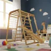 Indoor Spielplatz Kletterwand Klettergerüst Sprossenwand Produktbild-Vorschau 6