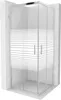 Mexen Rio čtvercový sprchový kout 80 x 80 cm, Pruhy, Náhled obrázku produktu 1