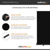 walimex pro Panneau enroulable Fond 210x220cm noir Voir les images du produit 13