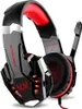 A gaming headset with a microphone is shown against a white background. Produktbild-Vorschau