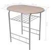 vidaXL Snídaňový stůl Bar Set MDF Náhled obrázku produktu 7