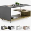 CASARIA® Tavolino Orlando 95x55x50cm 3 Ripiani Legno Anteprima dell’immagine prodotto 1