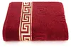 Luxus Medusa Badetuch 100x150 cm - Bordeaux - feinste Produktbild-Vorschau 1