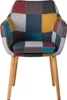 home24 Armlehnenstuhl - Patchwork Produktbild-Vorschau 3
