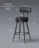 VASAGLE EKHO Kollektion - 360° drehbarer Barhocker, 2er Produktbild-Vorschau 9