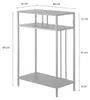 Calicosy - Consolle alta in metallo nero H90 cm - OLLI Anteprima dell’immagine prodotto 9