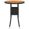 5-tlg. Garten-Lounge-Set Poly Rattan Schwarz Produktbild-Vorschau 6